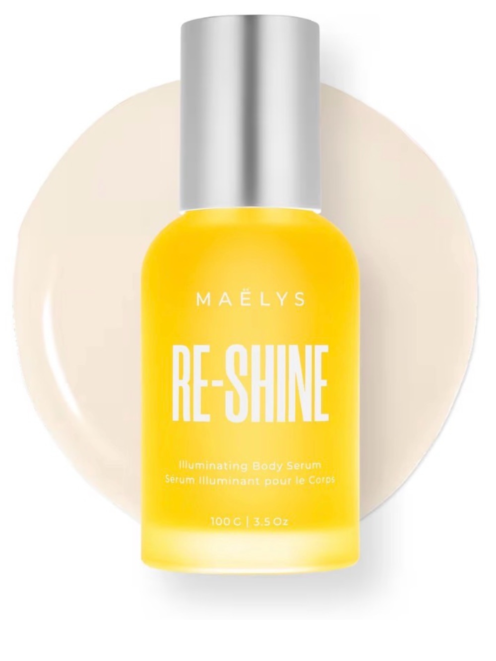 Maelys RE-SHINE Illuminating Body Serum 3.5 oz Radiant Glowy Skin For Summer